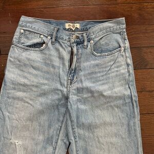 Madewell Slouchy Boy Blue Jeans